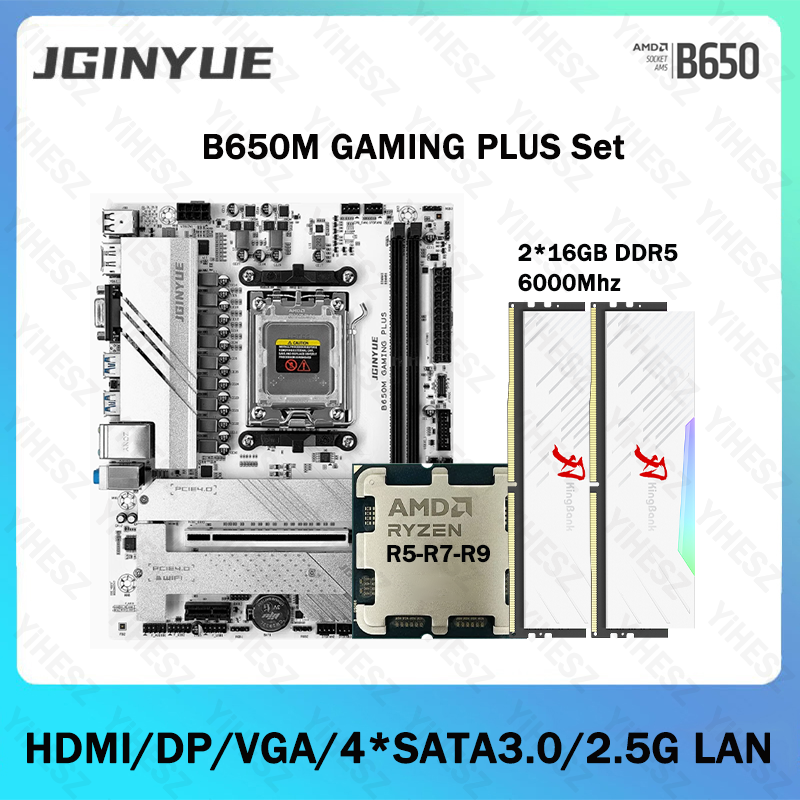 Ddr5 16Gb 6000Mhz - مجموعة اللوحة الأم للكمبيوتر الألعاب B650