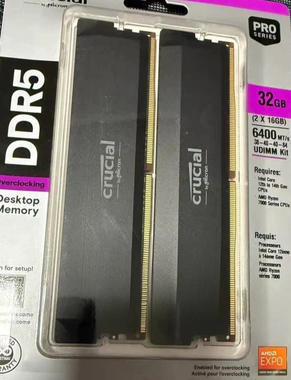 Ddr5 Ram - مجموعة ذاكرة الوصول العشوائي DDR5 بسعة