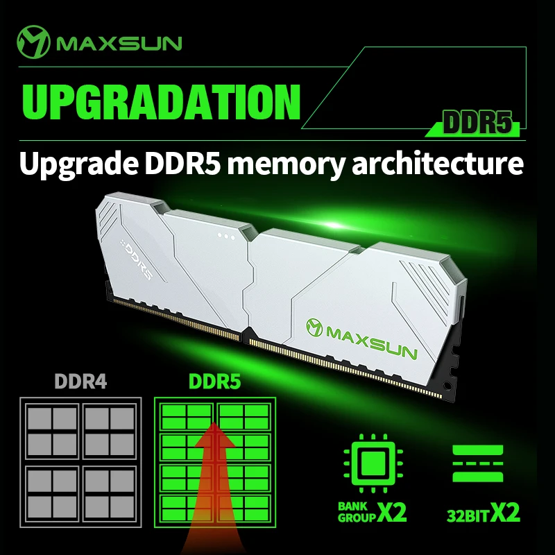 Ddr5 6000Mhz - MAXSUN المبرد Memoria RAM DDR5 6000mhz