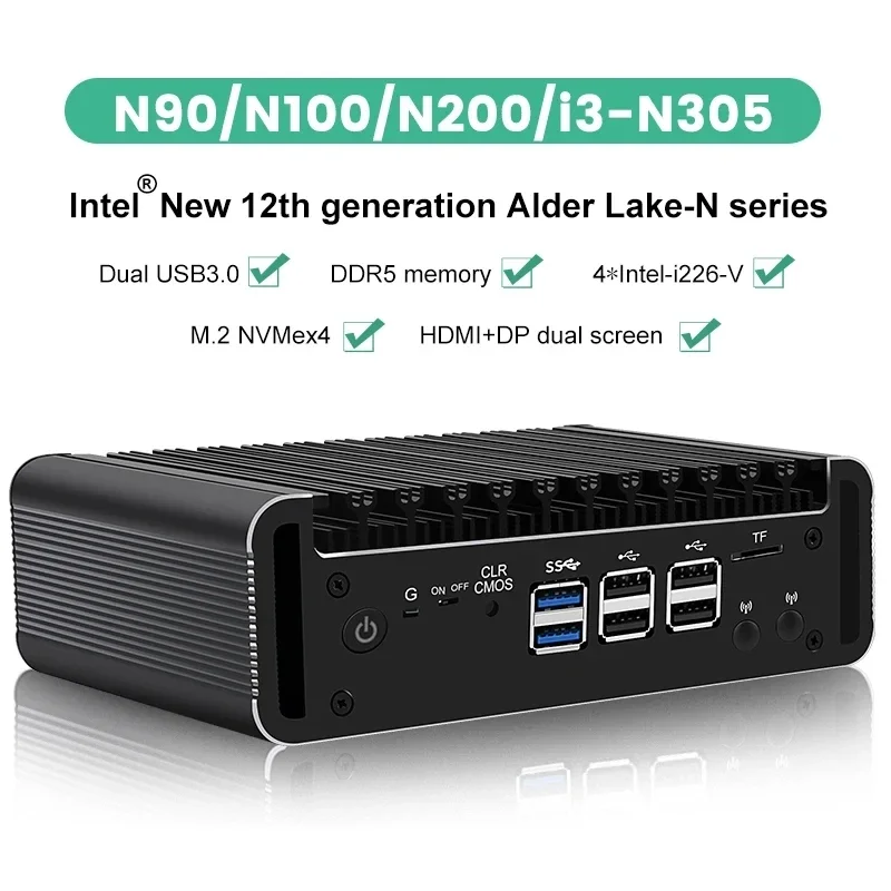 12th Gen Firewall Mini PC Alde - مراجعة Ddr5 4800Mhz وسعره