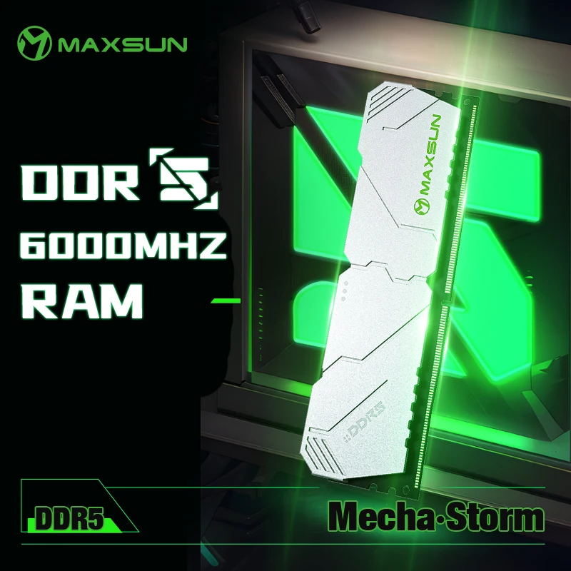 MAXSUN المبرد Memoria RAM DDR5 - مراجعة Ddr5 6000Mhz وسعره