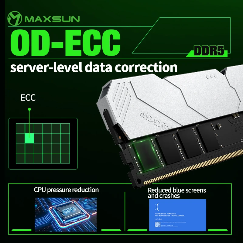 MAXSUN المبرد Memoria RAM DDR5 - مراجعة Ddr5 6000Mhz وسعره