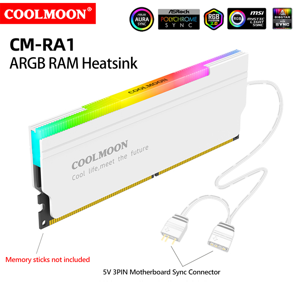 مشتت حراري COOLMOON 5V-3PIN AR - مراجعة Ddr5 Ram وسعره