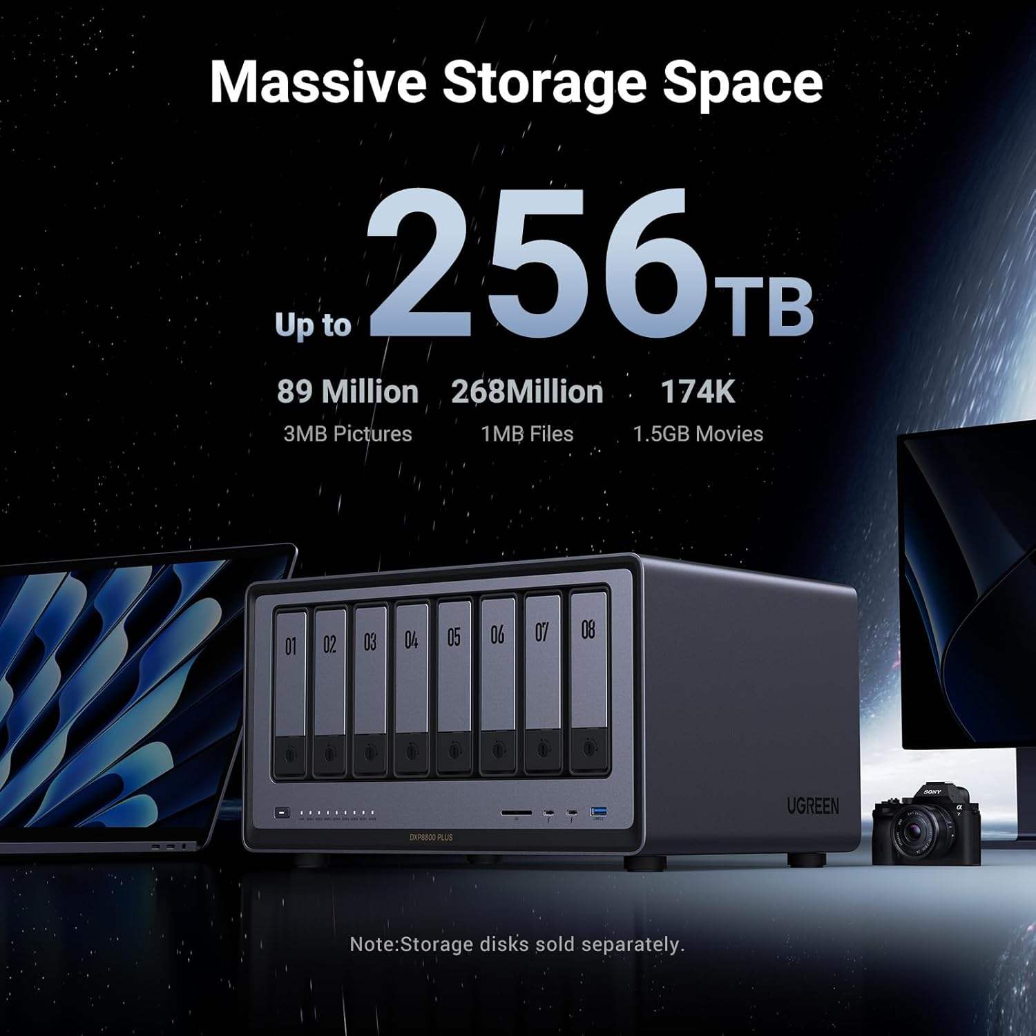 UGREEN NAS DXP8800 Plus خادم ت - مراجعة Ddr5 8Gb وسعره
