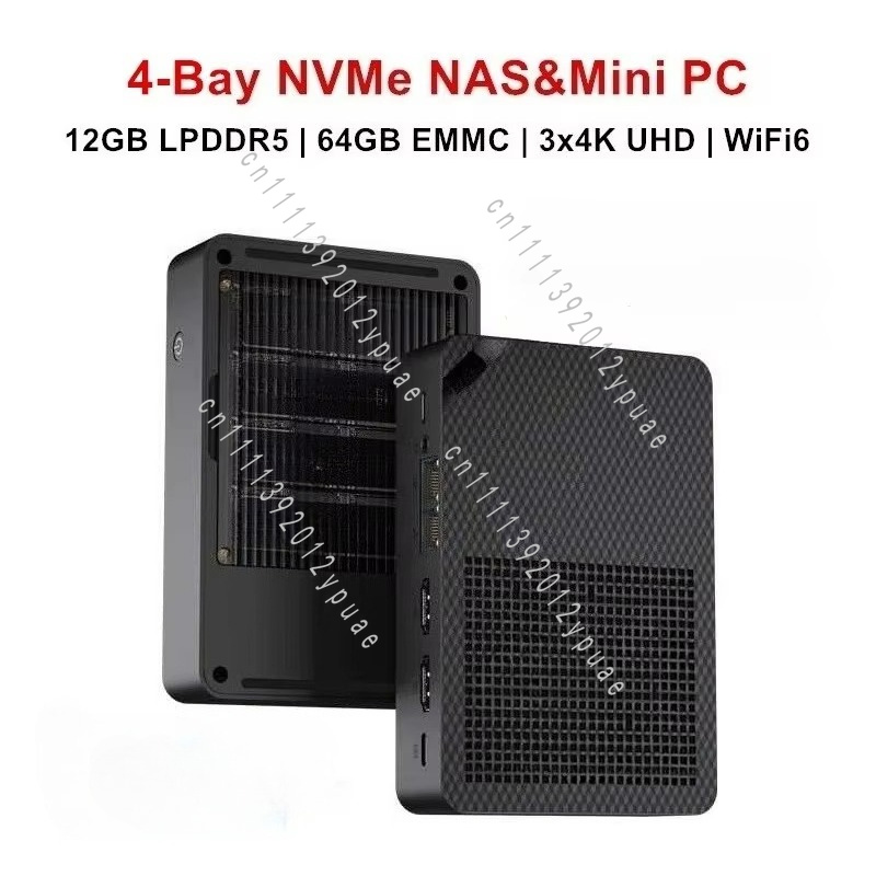 كمبيوتر NAS صغير 4 فتحات مع وا - مراجعة Ddr5 64Gb وسعره