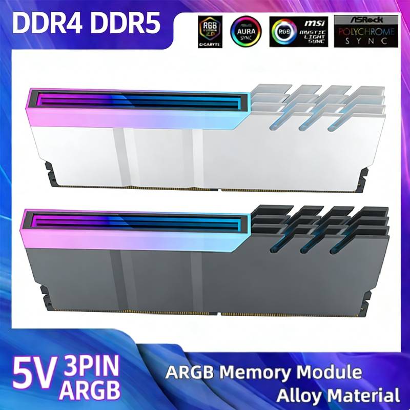 وحدة تبريد ذاكرة الكمبيوتر DDR - مراجعة Ddr5 Rgb Ram وسعره