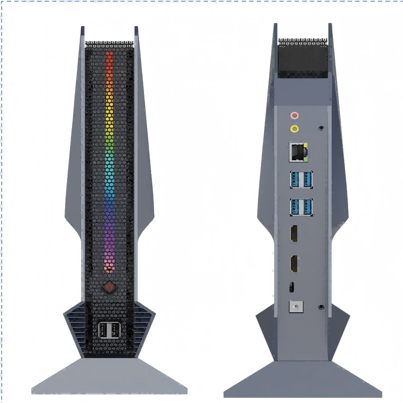 كمبيوتر مكتبي صغير للألعاب، مع - مراجعة Ddr5 64Gb وسعره