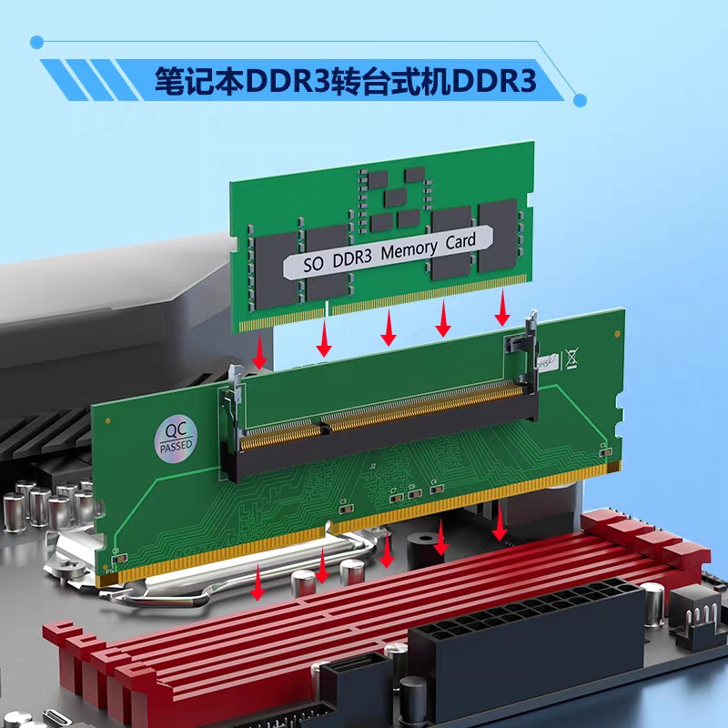 بطاقة محول DDR3 DDR4 DDR5 من ن - مراجعة Ddr5 Sodimm وسعره