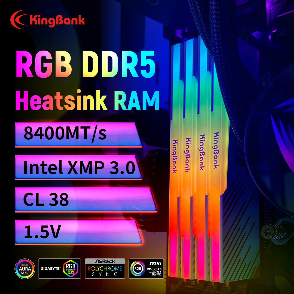 ذاكرة كينج بانك KRRW DDR5 بسعة - مراجعة Ddr5 4800Mhz وسعره