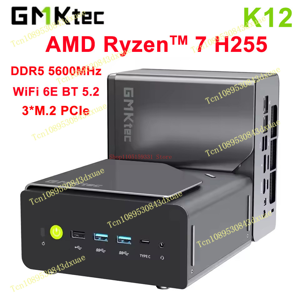 كمبيوتر مصغر GMKtec NcuBox K12 - مراجعة Ddr5 64Gb وسعره