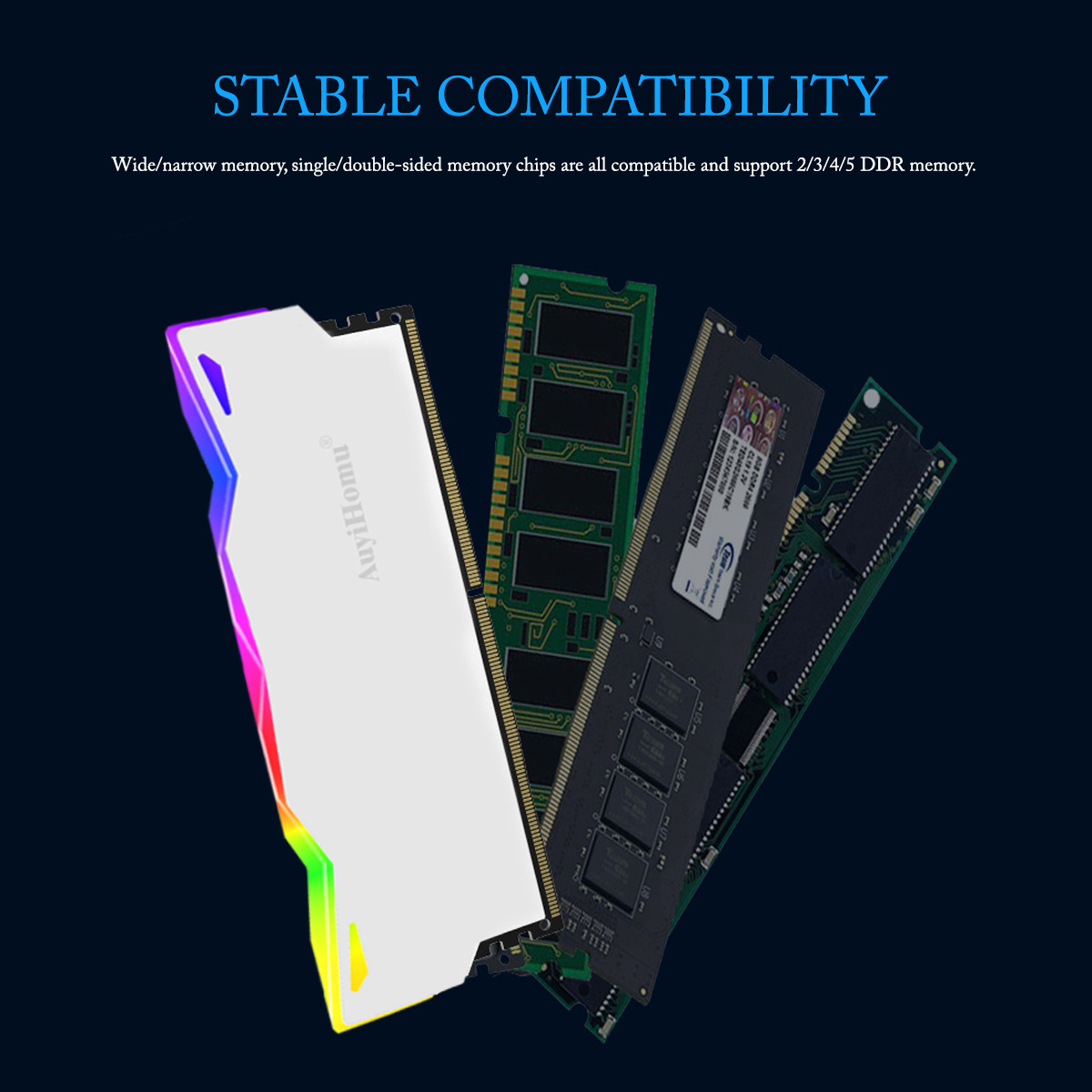 مشتت حراري RGB من AuyiHomu، مب - مراجعة Ddr5 Ram وسعره